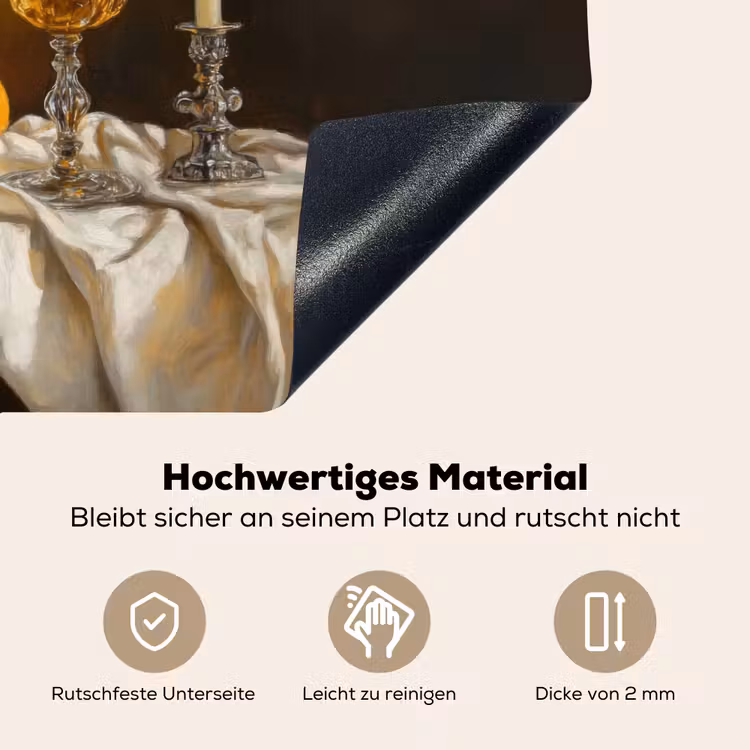 Fruit - Stilleven - Wijn - Kaars Inductie beschemer met haakjes klein -ky-onderkant-de