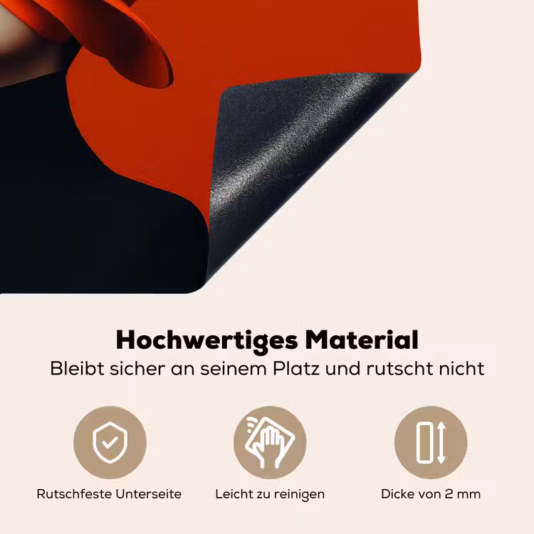 Oranje - Hoed - Vrouw Inductie beschemer met haakjes klein -ky-onderkant-de