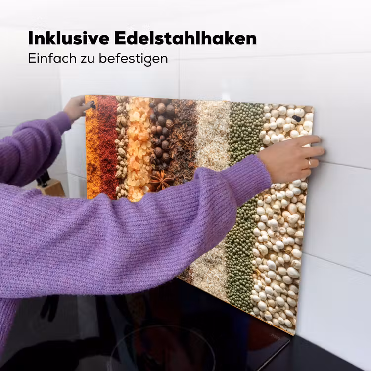 Banen - Verticaal - Kruiden - Variatie Inductie beschemer met haakjes klein -ky-ophangen-de