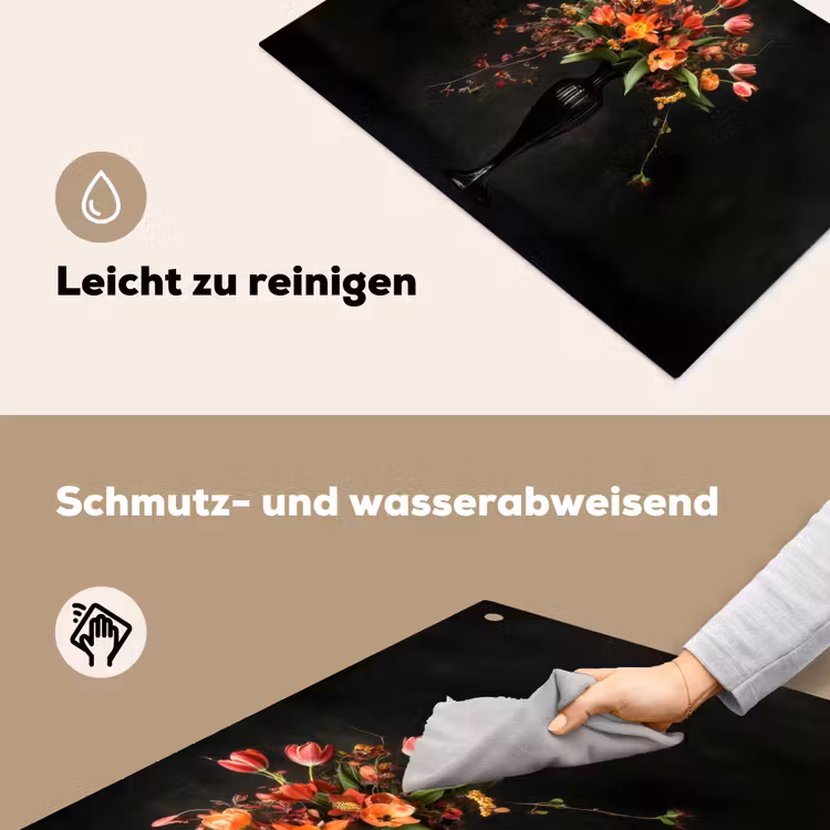 Sierlijk - Boeket - Vaas Inductie beschemer met haakjes klein -ky-schoon-de