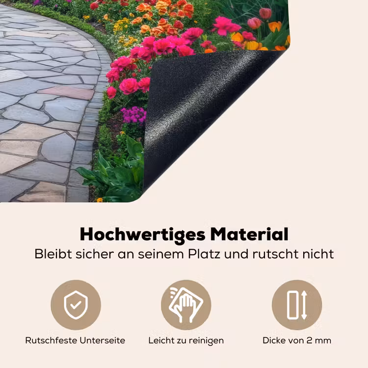 Park - Bloemen - Tuin Inductie beschemer met haakjes klein -ky-onderkant-de