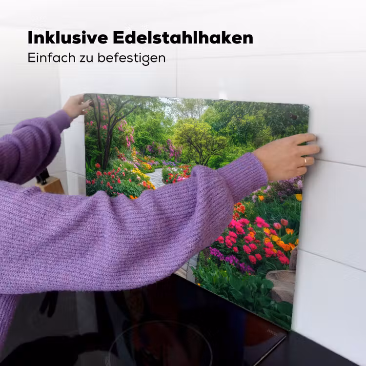 Park - Bloemen - Tuin Inductie beschemer met haakjes klein -ky-ophangen-de
