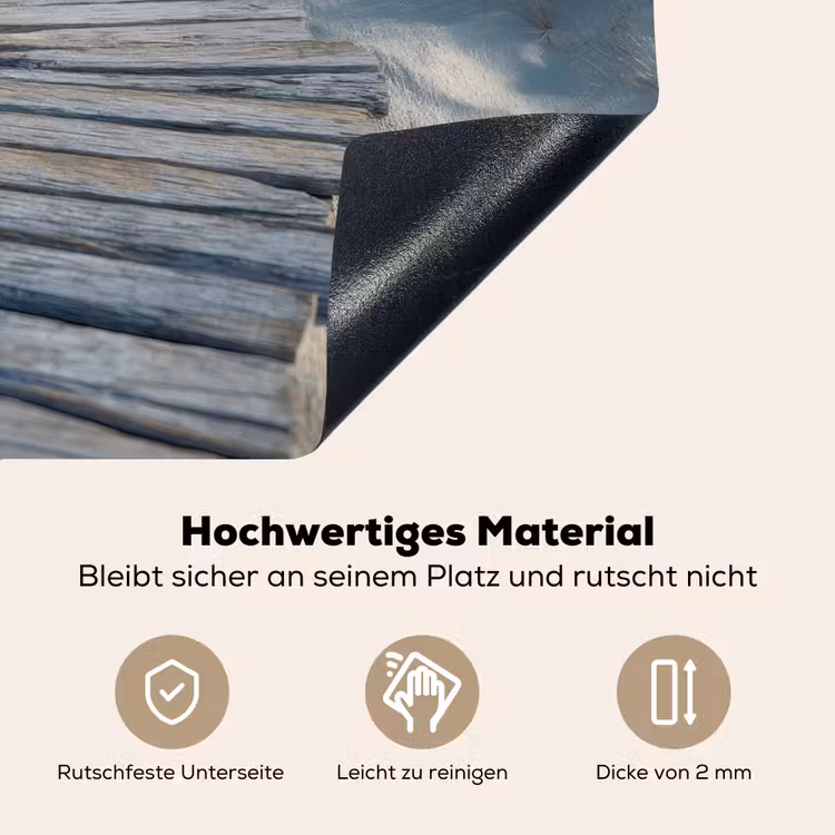 Pad - Planken - Duinen - Gras Inductie beschemer met haakjes middel -ky-onderkant-de