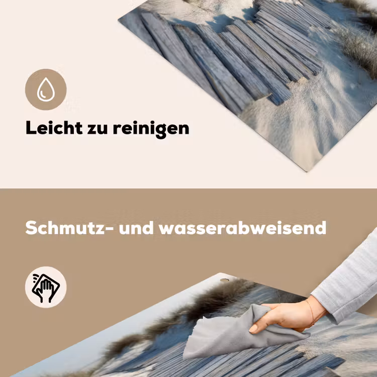 Pad - Planken - Duinen - Gras Inductie beschemer met haakjes middel -ky-schoon-de