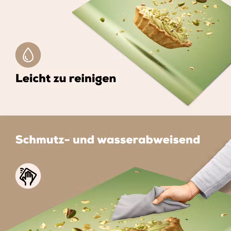 Pistache - Taart - Noten - Eten Inductie beschemer met haakjes klein -ky-schoon-de