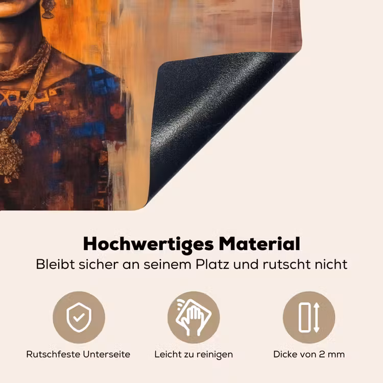 Portret - Sieraden - Schilderachtig Inductie beschemer met haakjes klein -ky-onderkant-de