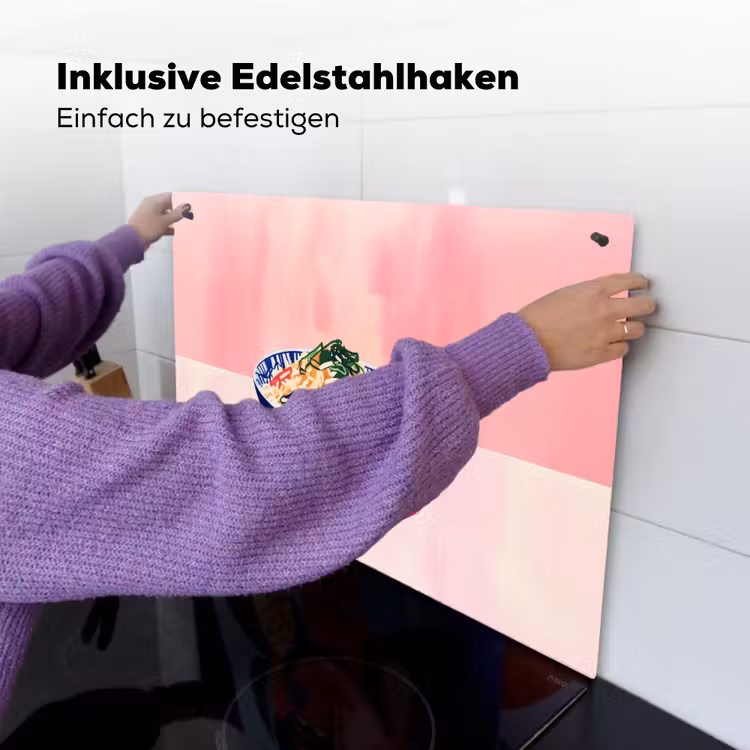 Rijst - Illustratie - Kom - Groente Inductie beschemer met haakjes klein -ky-ophangen-de