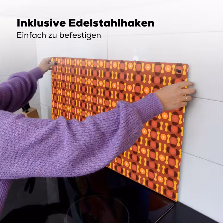 Retro - Disco - Hippie Inductie beschemer met haakjes klein 777 -ky-ophangen-de