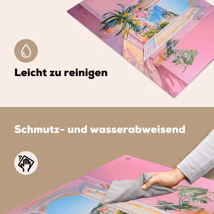 Roze - Buiten - Verf Inductie beschemer met haakjes klein -ky-schoon-de