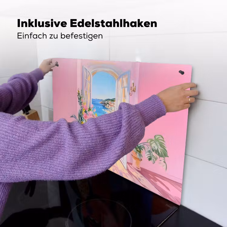 Roze - Buiten - Verf Inductie beschemer met haakjes klein -ky-ophangen-de