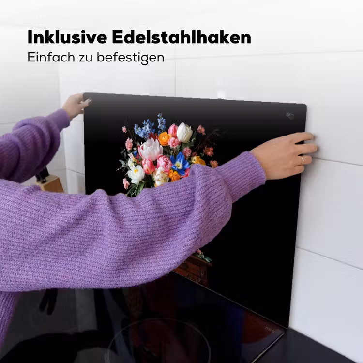Rozen - Bloemen - Vaas - Boeket Inductie beschemer met haakjes klein -ky-ophangen-de