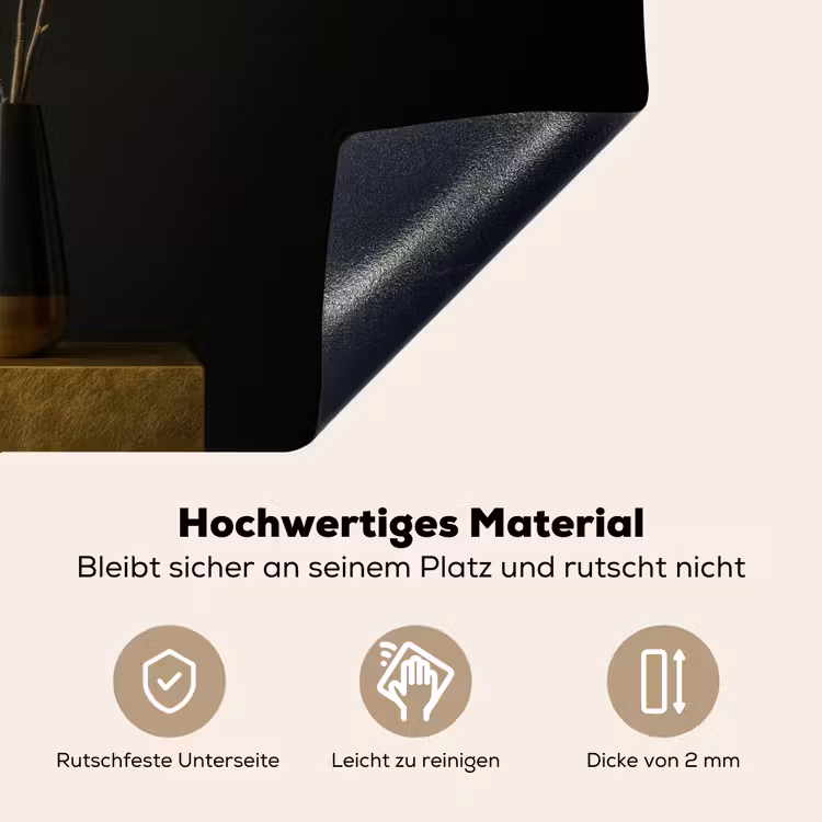 Rode - Bloemen - Vaas Inductie beschemer met haakjes klein -ky-onderkant-de