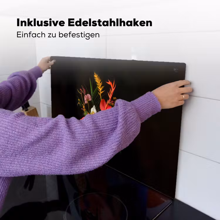 Schaal - Boeket - Bloemen Inductie beschemer met haakjes klein -ky-ophangen-de