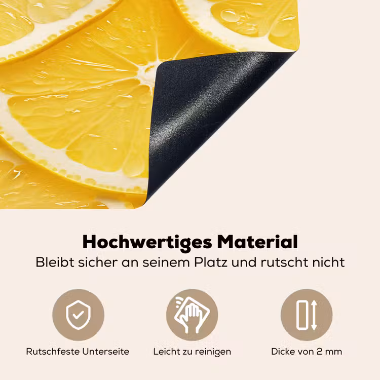 Schijfjes - Citroen - Sap Inductie beschemer met haakjes klein 777 -ky-onderkant-de