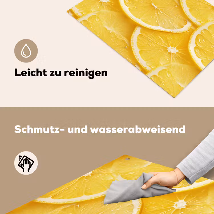 Schijfjes - Citroen - Sap Inductie beschemer met haakjes klein 777 -ky-schoon-de