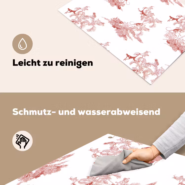 Chimpansee - Beplanting - Rood Inductie beschemer met haakjes klein 777 -ky-schoon-de