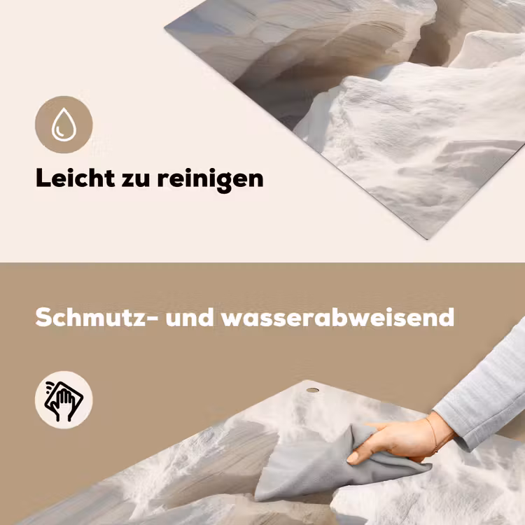 Kloof - Wit - Sneeuw Inductie beschemer met haakjes middel -ky-schoon-de