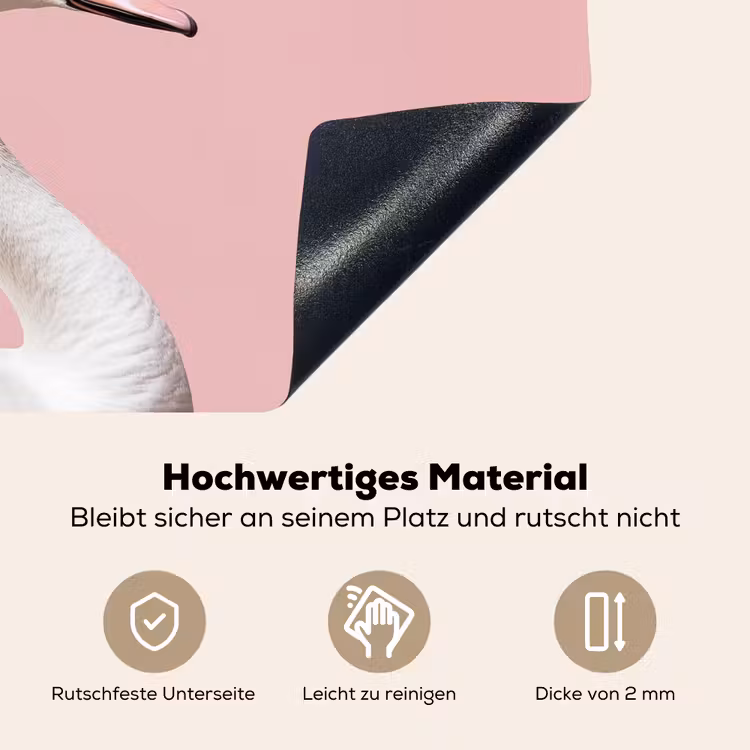 Zwaan - Koksmuts - Mooi - Klassiek Inductie beschemer met haakjes klein -ky-onderkant-de