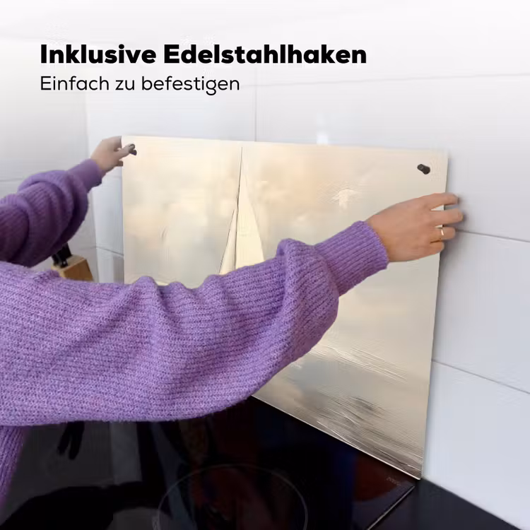 Zeilschip - Zee - Bewolkt Inductie beschemer met haakjes klein -ky-ophangen-de