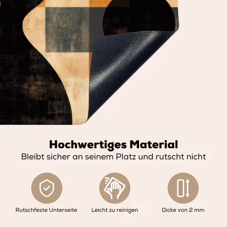 Zijaanzicht - Vrouw - Vormen Inductie beschemer met haakjes klein -ky-onderkant-de