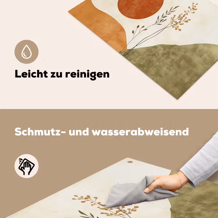 Zon - Abstract - Takken - Oranje Inductie beschemer met haakjes klein -ky-schoon-de