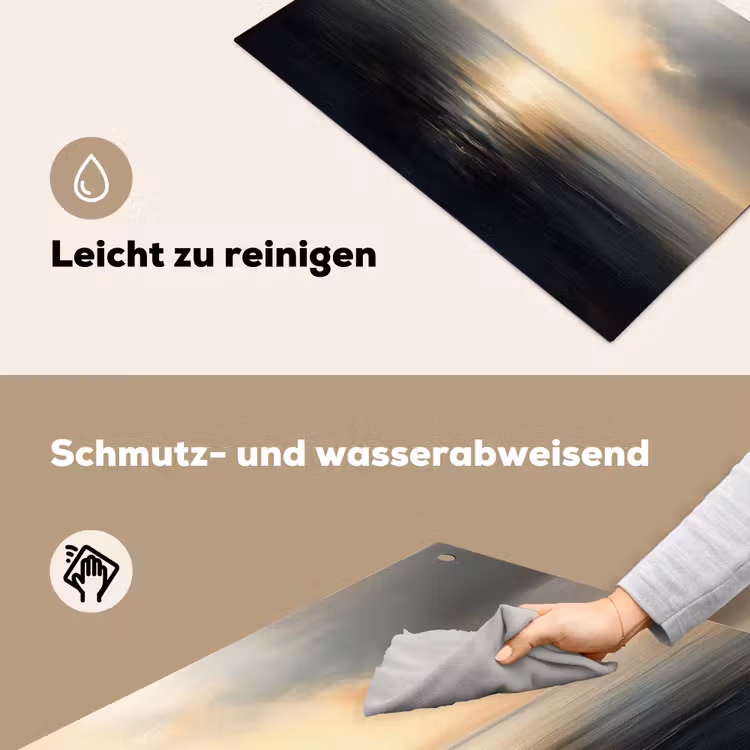 Zon - Horizon - Zee Inductie beschemer met haakjes klein -ky-schoon-de