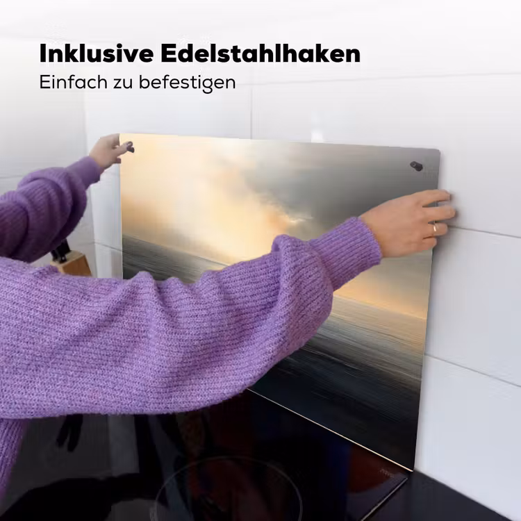 Zon - Horizon - Zee Inductie beschemer met haakjes klein -ky-ophangen-de