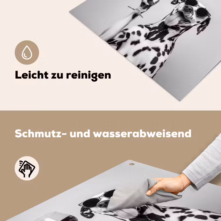Zonnebril - Dalmatiër - Wijnglas - Tong Inductie beschemer met haakjes middel -ky-schoon-de