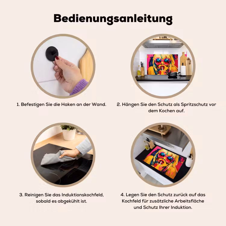 Zonnebril - Roze - Vrouw - Rietje Inductie beschemer met haakjes klein -ky-gebruik-de