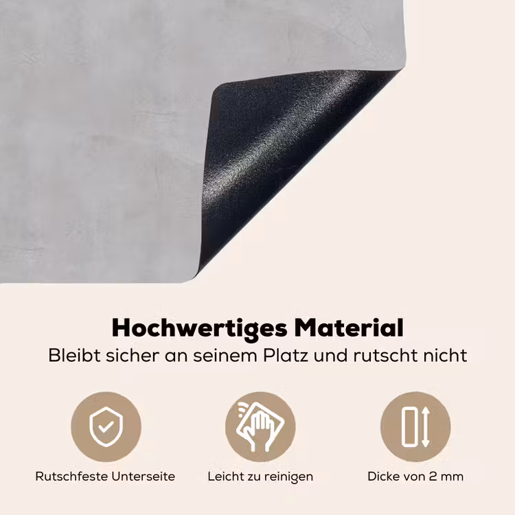 Steen - Patronen - Beton Inductie beschemer met haakjes klein 777 -ky-onderkant-de
