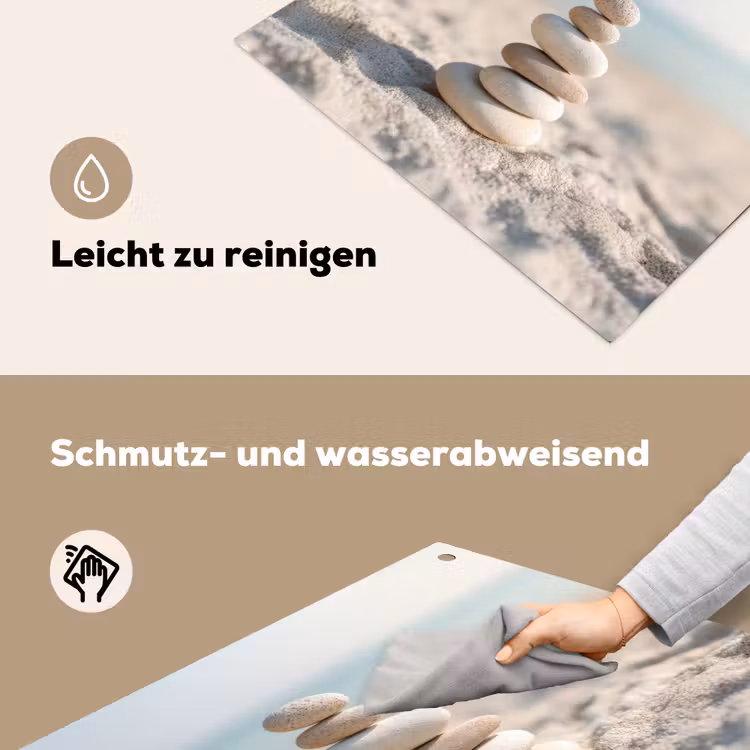 Stenen - Stapel - Zand - Zee Inductie beschemer met haakjes middel -ky-schoon-de