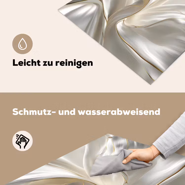 Stof - Plooien - Goud Inductie beschemer met haakjes middel -ky-schoon-de