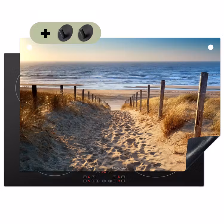 Strand - Natuur Inductie beschemer met haakjes klein -3d