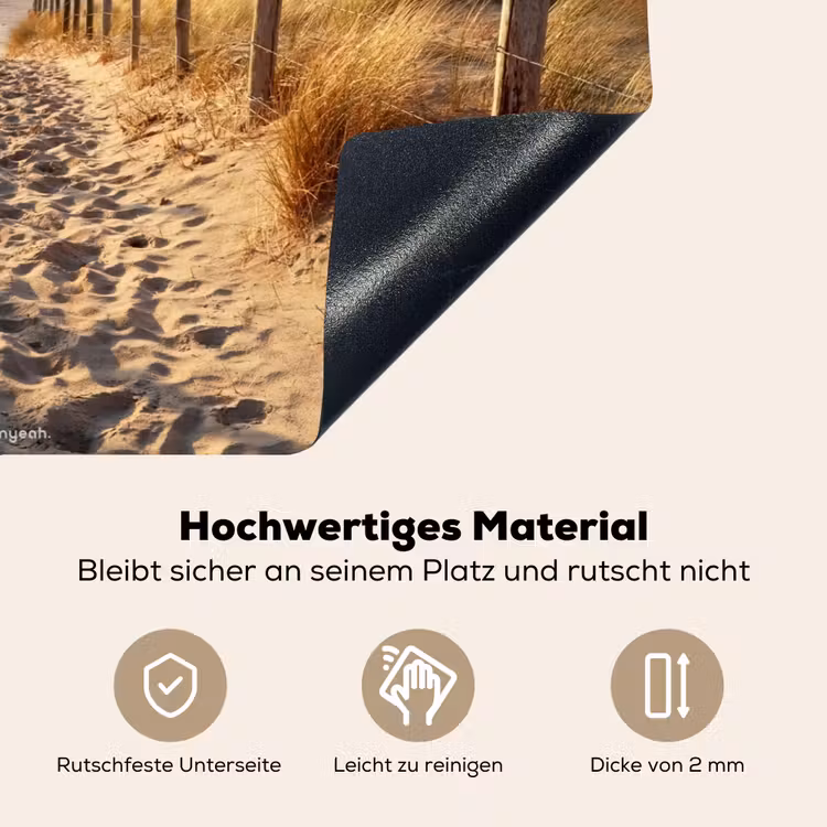 Strand - Natuur Inductie beschemer met haakjes klein -ky-onderkant-de