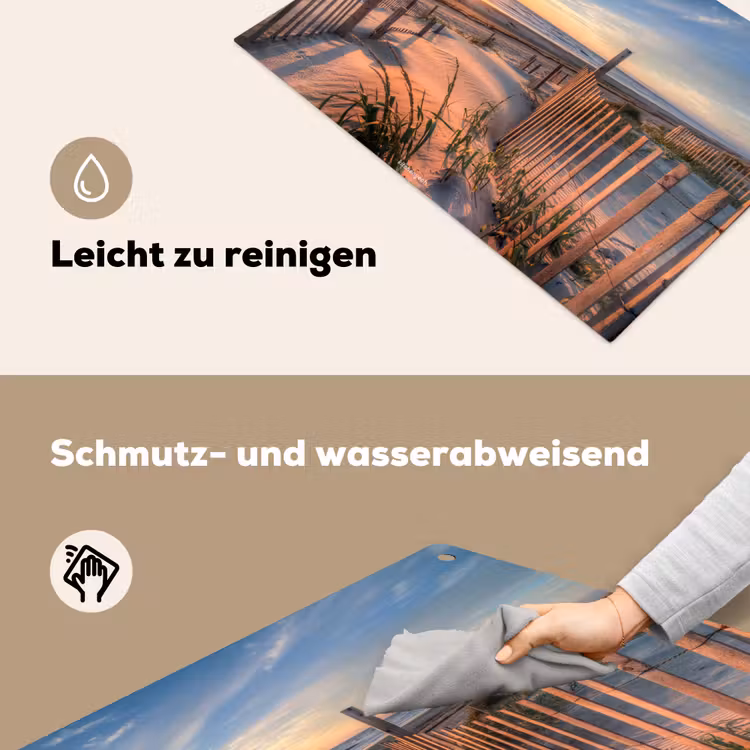 Strand - Natuur - Zonsondergang Inductie beschemer met haakjes klein -ky-schoon-de