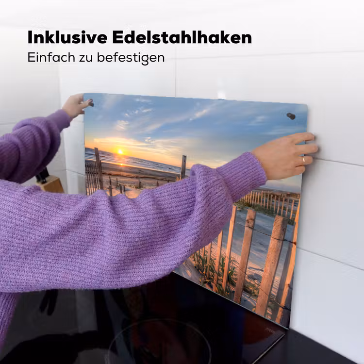 Strand - Natuur - Zonsondergang Inductie beschemer met haakjes klein -ky-ophangen-de