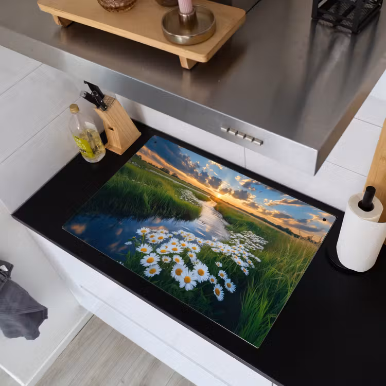 Beekje - Landschap - Margriet Inductie beschemer met haakjes klein -sfeer1