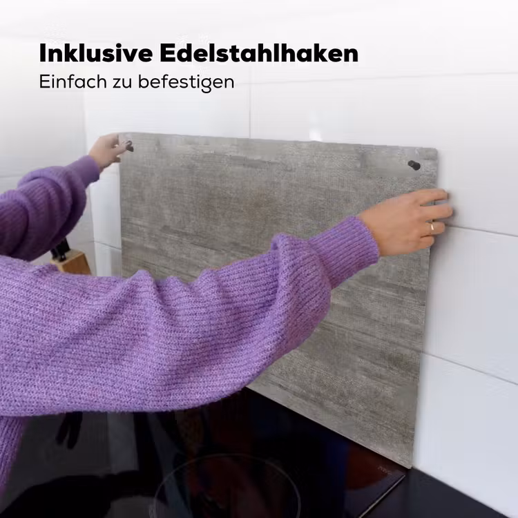 Structuur - Beton - Steen - Patronen Inductie beschemer met haakjes klein 777 -ky-ophangen-de
