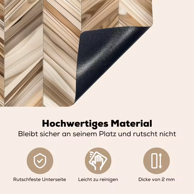 Zonnestraal in Hout Inductie beschemer met haakjes middel -ky-onderkant-de