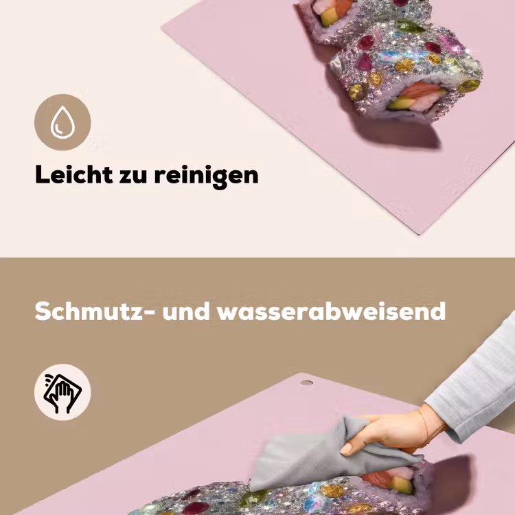 Sushi - Rolletjes - Steentjes - Kleurrijk Inductie beschemer met haakjes middel -ky-schoon-de