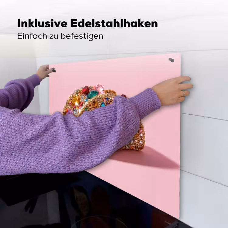 Taco - Kleurrijk - Edelstenen - Goud Inductie beschemer met haakjes middel -ky-ophangen-de