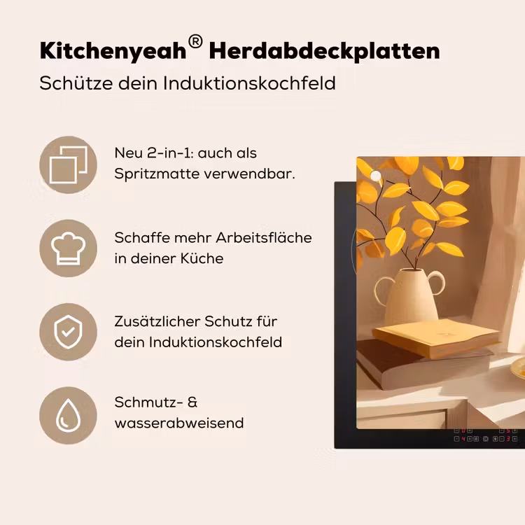 Thee - Boek - Thee - Herfst Inductie beschemer met haakjes klein -ky-usp-de