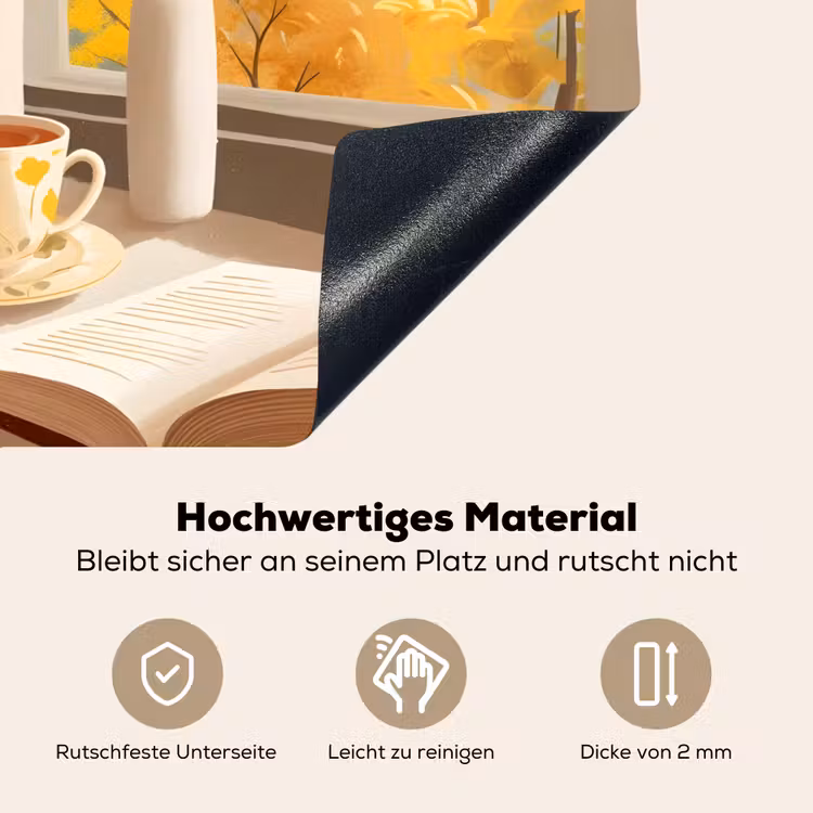 Thee - Boek - Thee - Herfst Inductie beschemer met haakjes klein -ky-onderkant-de