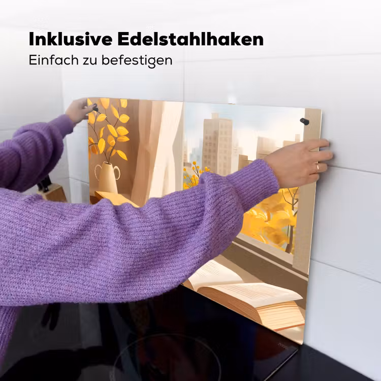Thee - Boek - Thee - Herfst Inductie beschemer met haakjes klein -ky-ophangen-de