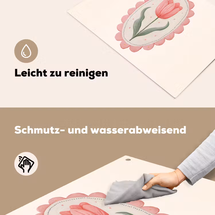 Tulp - Lijst - Ovaal - Illustratie Inductie beschemer met haakjes klein -ky-schoon-de