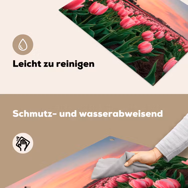 Tulpen - Molen - Nederland Inductie beschemer met haakjes klein -ky-schoon-de
