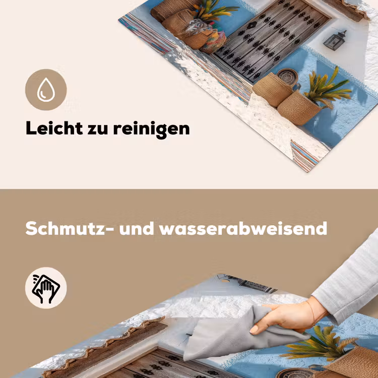 Deur - Manden - Planten Inductie beschemer met haakjes klein -ky-schoon-de