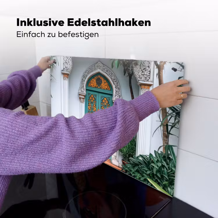 Deur - Patronen - Planten Inductie beschemer met haakjes klein -ky-ophangen-de