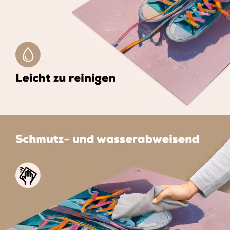 Sneakers - Veters - Kleurrijk - Schaduw Inductie beschemer met haakjes middel -ky-schoon-de