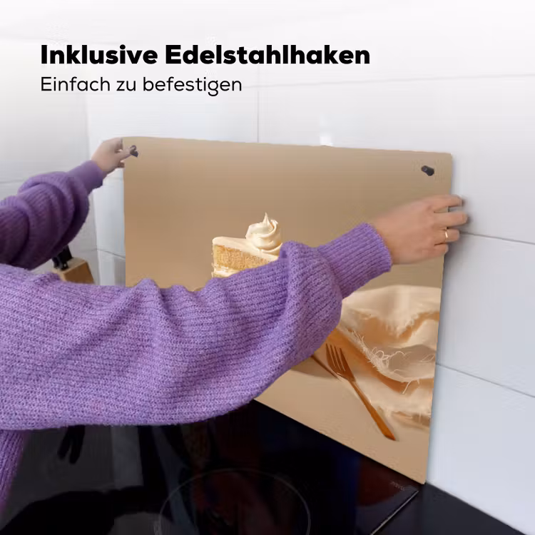 Vanilletaart - Cake - Romig Inductie beschemer met haakjes klein -ky-ophangen-de